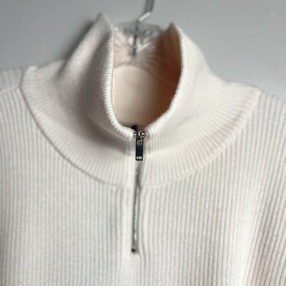 NWT Half-Zip Oversized Tunic Sweater Womens - Picture 4 of 9